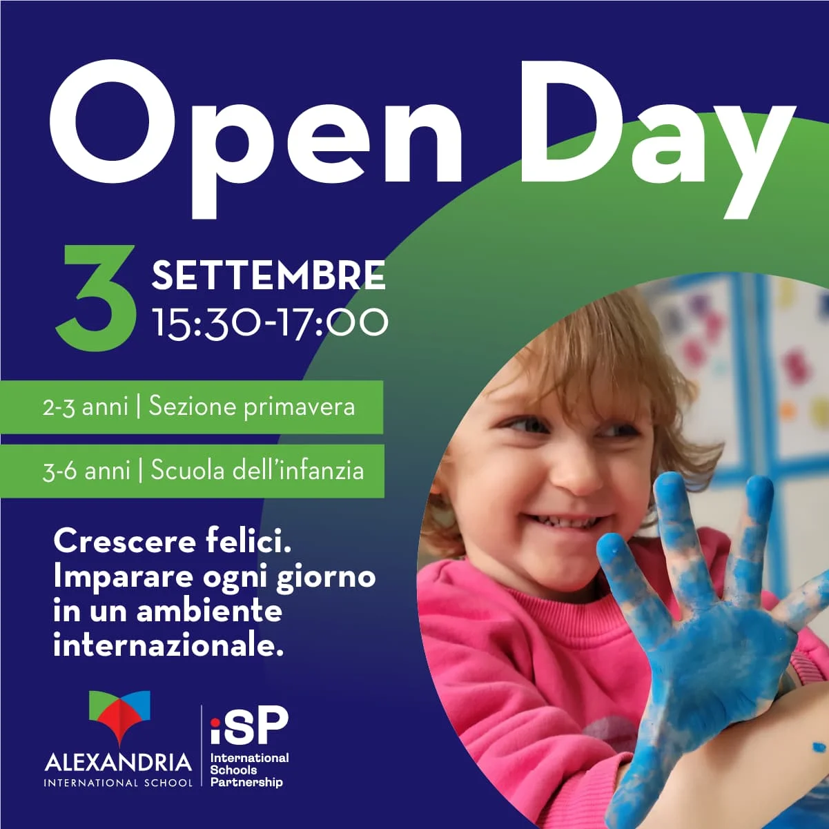Open Day Sezione Primavera e Scuola dell'Infanzia (2-6 anni)